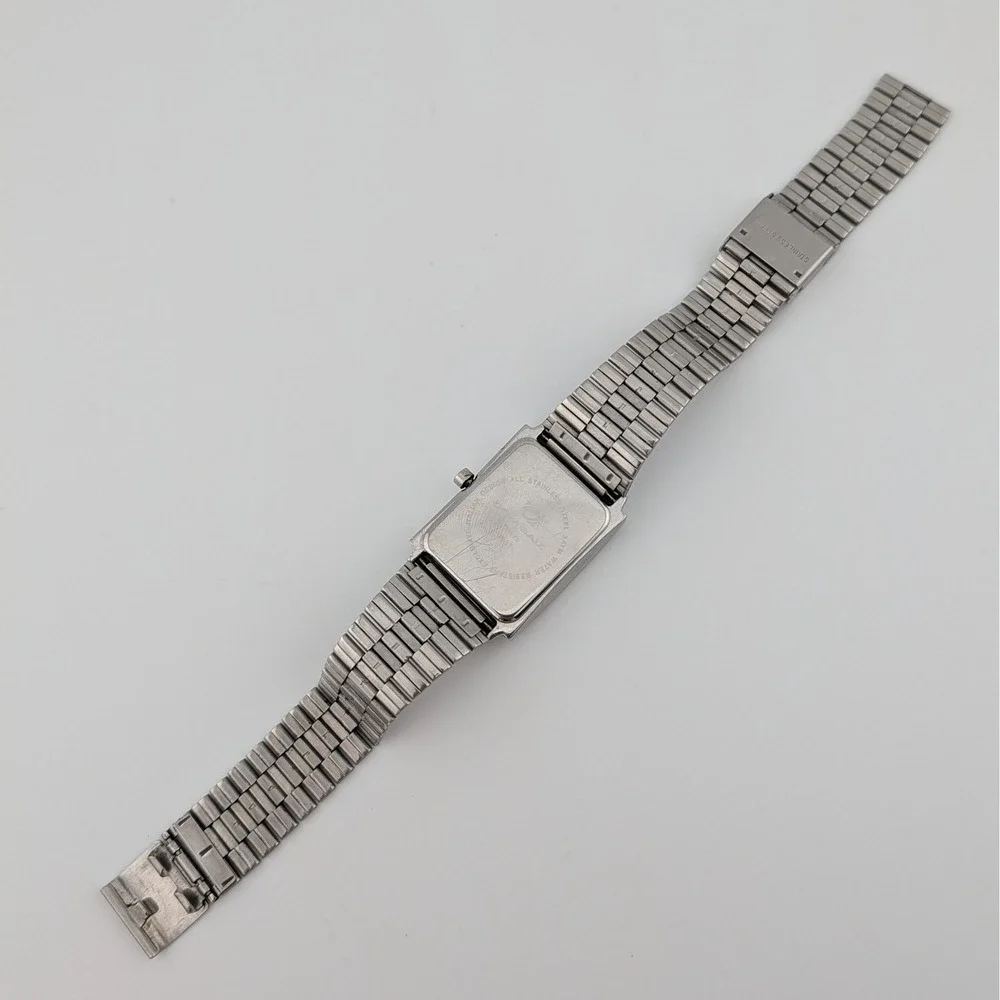 Dom Baiz Snake Watch Mens Silver Stainless Steel Italian Design 0981 Date Window